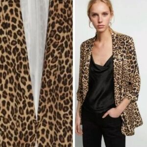 ZARA Leopard Blazer